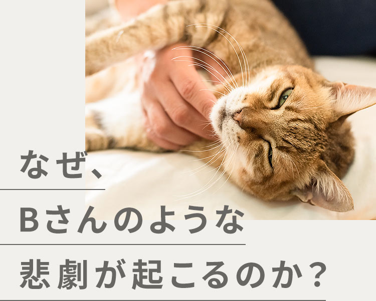 なぜ、Bさんのような悲劇が起こるのか？