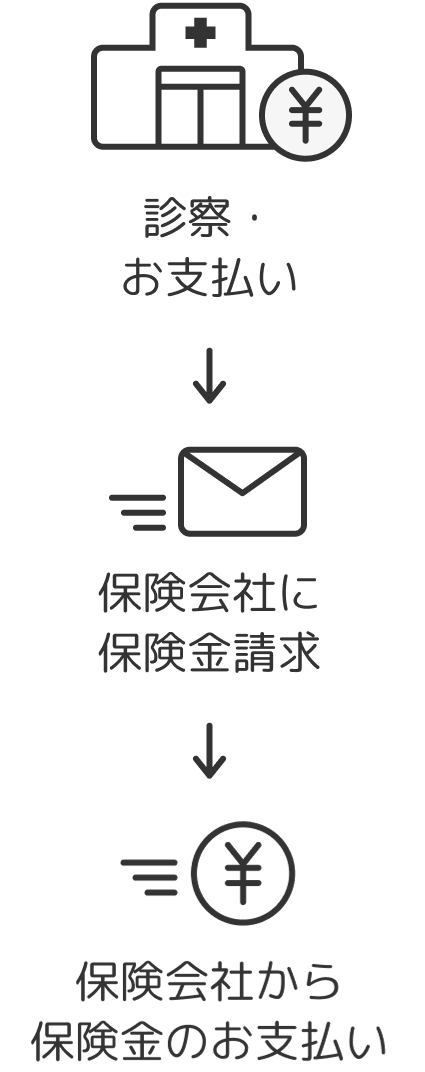 一般的な保険金の請求|アイペット損害保険株式会社