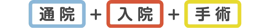 通院＋入院＋手術