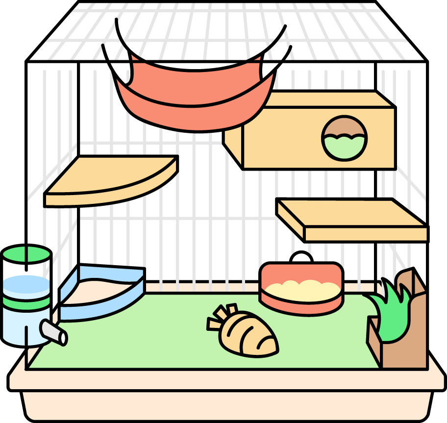 チンチラのおうち