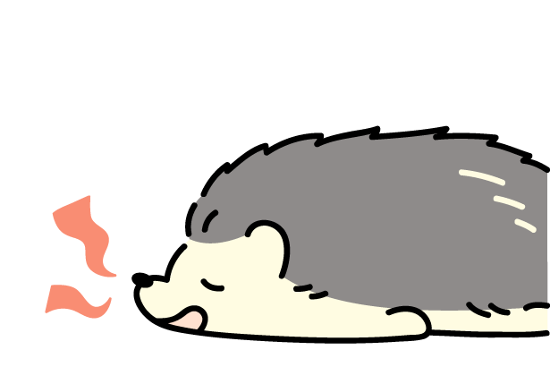 リラックスしているよ！