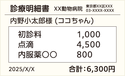 診療明細書(原本)