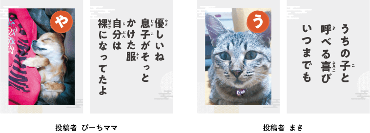 第6回ワン にゃん かるた 結果発表 ペット保険ならアイペット損保 数々のno 1受賞 第6回ワン にゃん かるた 結果発表 ペット保険ならアイペット損保 数々のno 1受賞