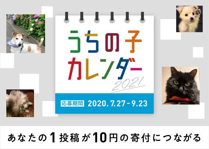 第6回 アイペット うちの子カレンダー21 投稿キャンペーン開始 ペット保険ならアイペット損保 数々のno 1受賞