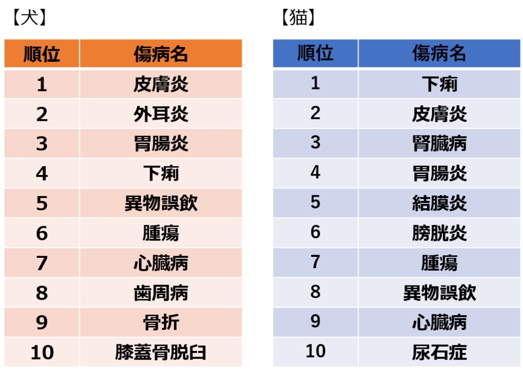 ペットの保険金請求が多い傷病のランキング21 犬 猫のペット保険ならアイペット損保 23個のno 1受賞 ペットの保険金請求が多い傷病のランキング21 犬 猫のペット保険ならアイペット損保 23個のno 1受賞