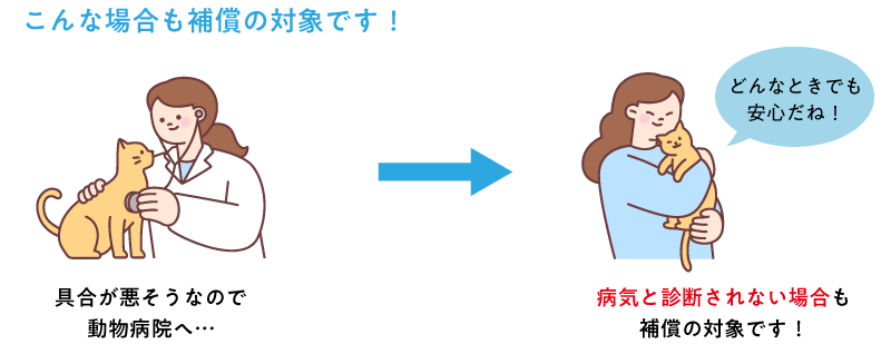 こんな場合も補償の対象です